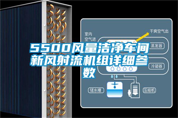 5500風(fēng)量潔凈車間新風(fēng)射流機組詳細參數(shù)