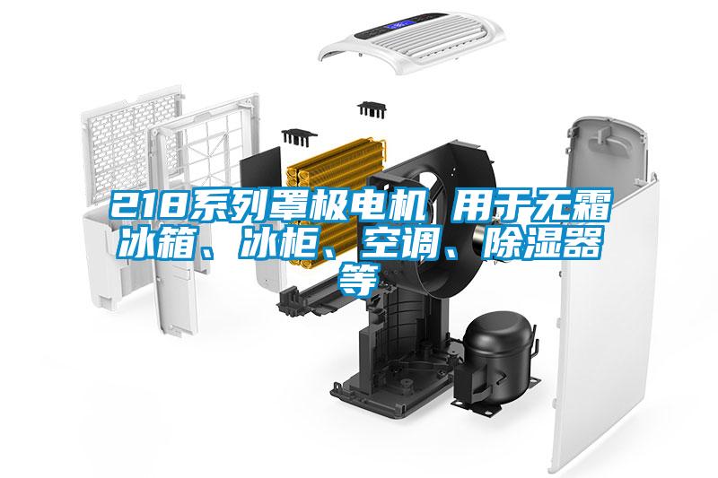 218系列罩極電機 用于無霜冰箱、冰柜、空調、除濕器等