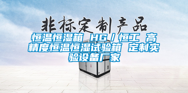 恒溫恒濕箱 HG／恒工 高精度恒溫恒濕試驗箱 定制實驗設備廠家