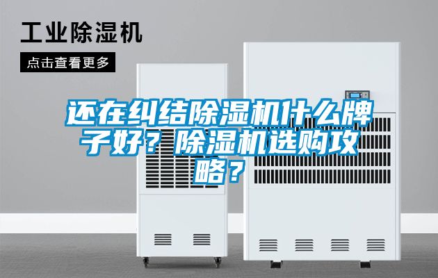 還在糾結除濕機什么牌子好？除濕機選購攻略？